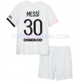 Barn Fotballdrakter Paris Saint-Germain Lionel Messi 30 Borte 2021-22 Kortermet